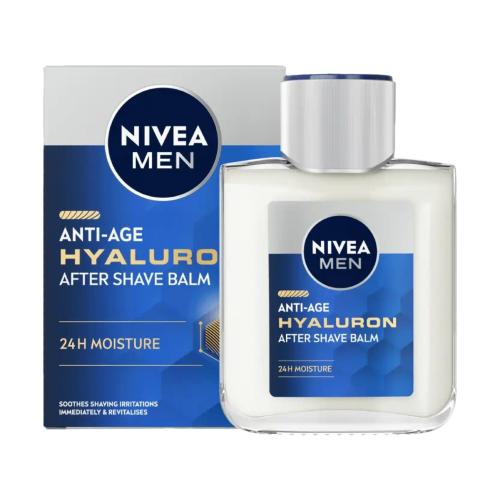 Nivea Men Anti-Age Hyaluron Anti After Shave Balm Ενυδατικό & Καταπραϋντικό Βάλσαμο για Μετά το Ξύρισμα, Κατά των Ρυτίδων & των Ερεθισμών 100ml